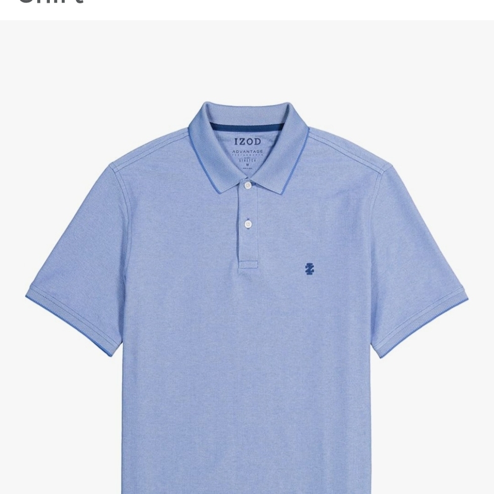 Izod Men's Light Blue Polo Shirt